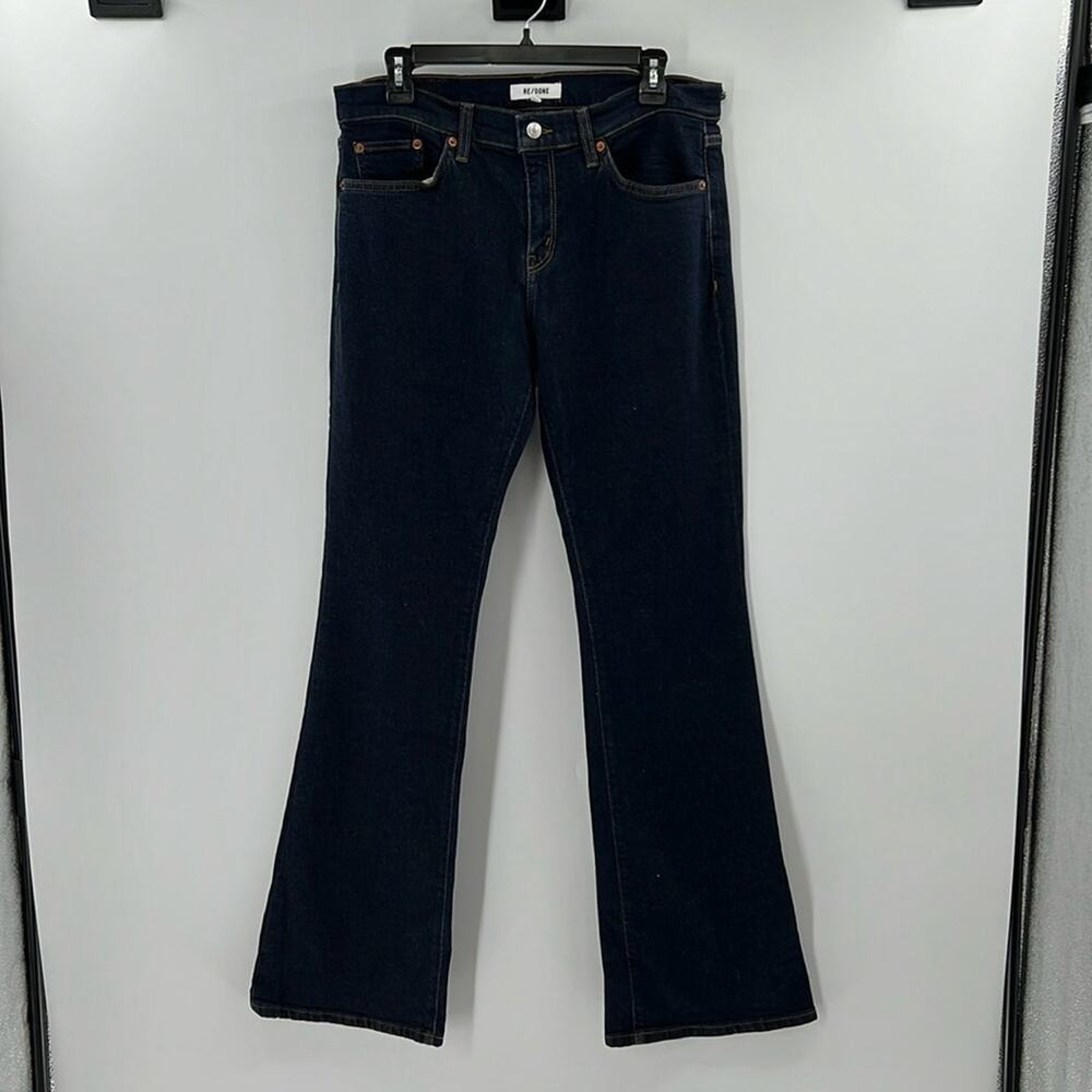 Re/Done Women's Midrise Baby Boot Jeans - Tinty Rinse - 29 - Nwt